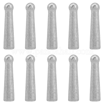 Lot De 20 Embouts De Cravate Bolo (Agrafe) En Alliage Argenté - 2 Pouces - Marque Uxcell