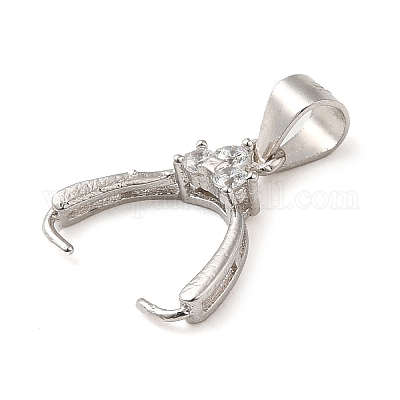 925 стерлинговое серебро с родиевым покрытием STER-NH0001-53P-1