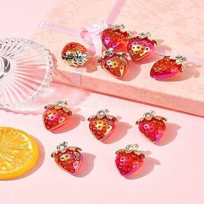 10шт прозрачные акриловые подвески MACR-FS0002-08C-1