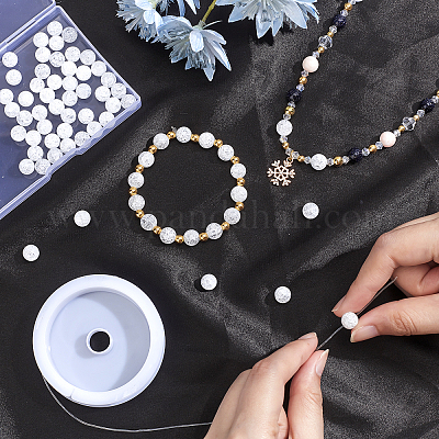 Природных кристаллов кварца бисер нитей G-AR0001-67-1