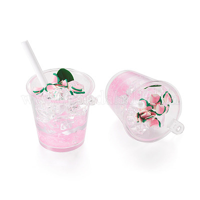 Большие подвески из прозрачной смолы RESI-TAC0019-04C-1