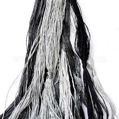 Настоящие шелковые нитки для вышивки OCOR-D012-01B-1