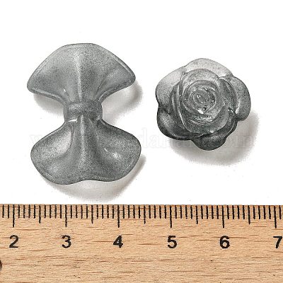 Прозрачные акриловые бусины OACR-H039-04C-1