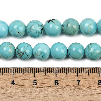 Бусины из натурального магнезита&nbsp;G-K244-02-8mm-01-1