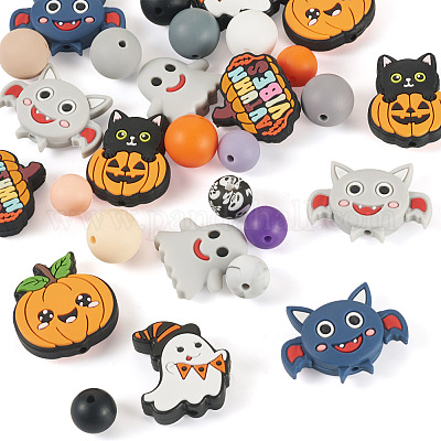 29шт силиконовые фокусные бусины&nbsp;SIL-TA0003-04-1