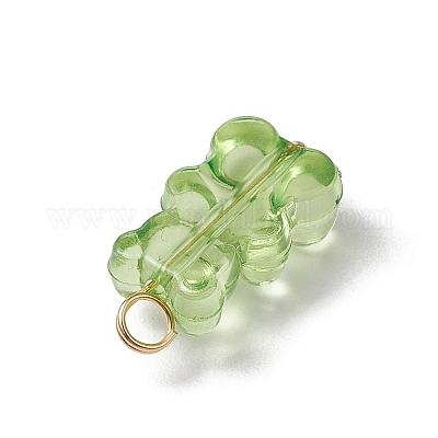 16шт прозрачные акриловые подвески PALLOY-JF03542-1