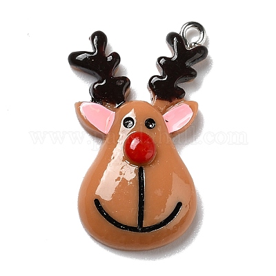 Подвески из непрозрачной смолы RESI-D055-008P-1