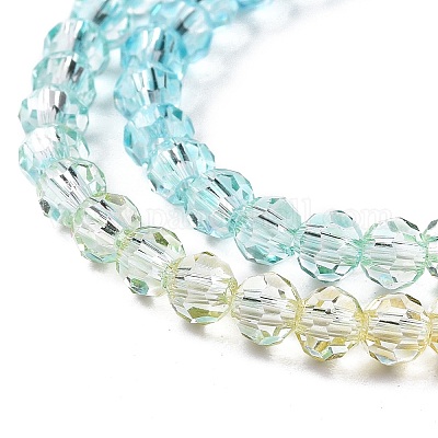 Прозрачные стеклянные бусины X-GLAA-E036-07A-1