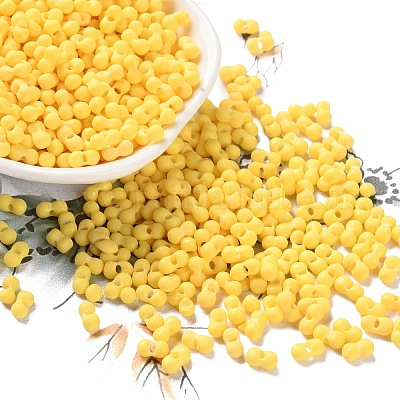 Прорезиненный стеклянный бисер&nbsp;SEED-Z003-01H-1