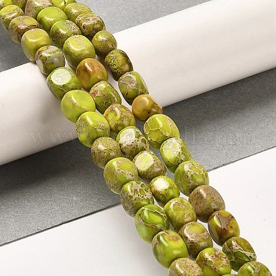 Бусы из натурального доломита G-F765-L01-01-1