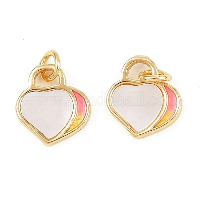 Латунь эмаль подвески KK-H078-16G-1