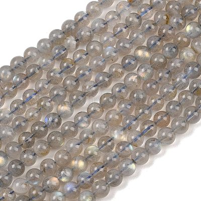 Природные лабрадорита бисер нитей&nbsp;G-H337-A02-02-1