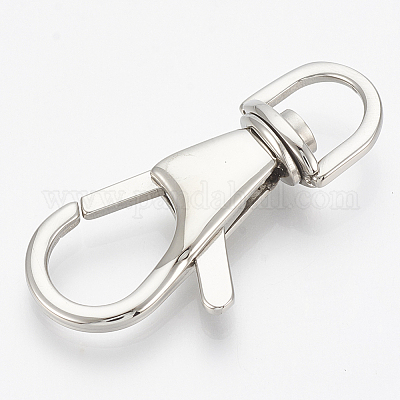 Wholesale 304 Stainless Steel Swivel Lobster Claw Clasps 