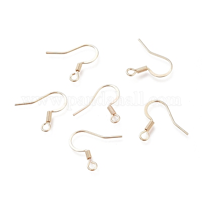 Латунные крючки для сережек KK-H102-01G-1
