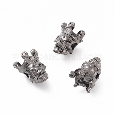 Сплавочные овальные бусины тибетского стиля &nbsp;PALLOY-F257-04B-1