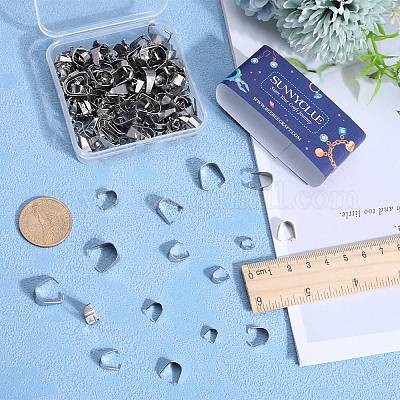 200 шт. 5 размера 201 из нержавеющей стали с защелкивающимися дужками STAS-SC0005-55-1