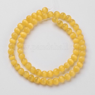 Perles d'oeil de chat&nbsp;CER12mm14-1