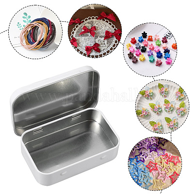 4 шт. железные шкатулки для хранения ювелирных изделий с откидной крышкой CON-SP0001-20D-1