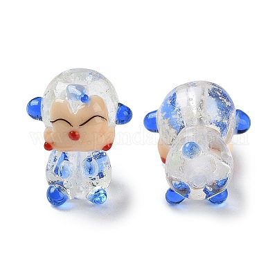 Светящиеся нити бус лэмпворк ручной работы LAMP-Z007-03F-1