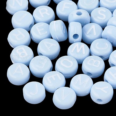 Непрозрачные акриловые бусины X-MACR-S273-11B-1