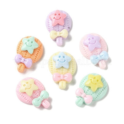 Непрозрачные кабошоны из смолы CRES-F030-01N-1