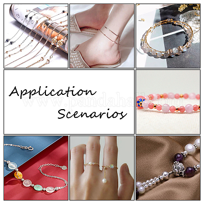 Латунные бусины&nbsp;KK-PH0036-68G-WH-1