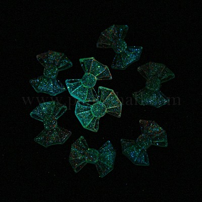 Светящиеся прозрачные кабошоны из смолы RESI-D013-07B-1