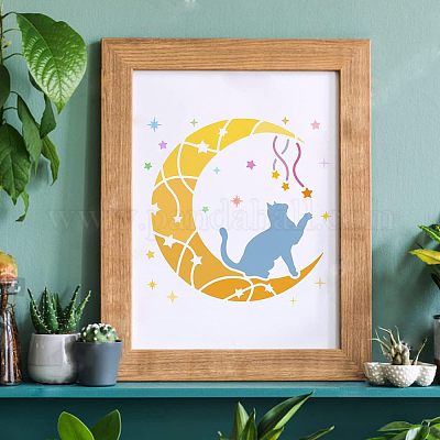 Набор трафаретов для рисования домашних животных DIY-WH0172-377-1