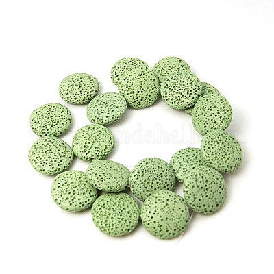 Бусы из натуральной лавы G-I034-01-1