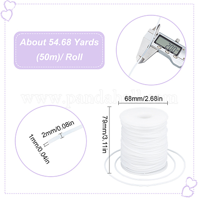 1 рулон полой трубы ПВХ трубчатый синтетический резиновый шнур RCOR-SC0001-01B-1