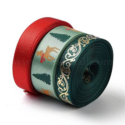 24 Yards Christmas Satin Ribbon for Crafts – Floral Supplies Store