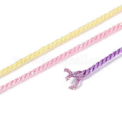 35 м окрашенный сегментный хлопковый шнур для макраме&nbsp;OCOR-T017-06I-1