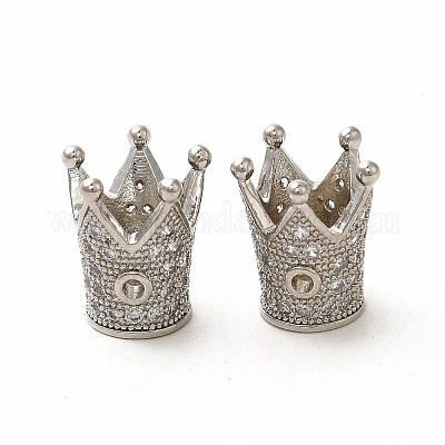 Стойки обшивки латунь микро проложить кубического циркония бусы ZIRC-C043-01P-1