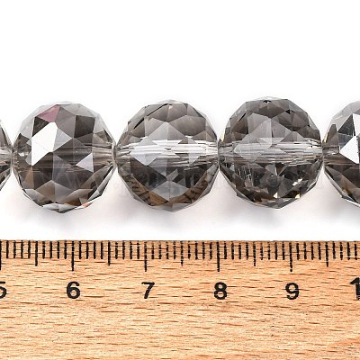 Прозрачные стеклянные бусины гальваническим пряди EGLA-N002-34F-F02-1