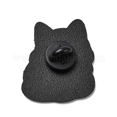 Сиба-ину с эмалированными булавками JEWB-I055-04EB-02-1