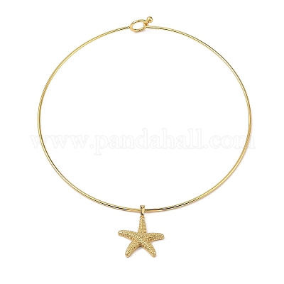 Латунное ожерелье с подвесками BJEW-Q350-07B-G-1