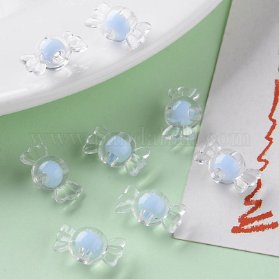 Прозрачные акриловые бусины&nbsp;TACR-S152-03A-SS2113-1