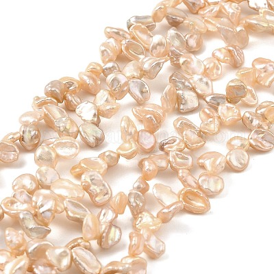 Натуральный жемчуг в стиле барокко кеши PEAR-B004-07B-01A-1