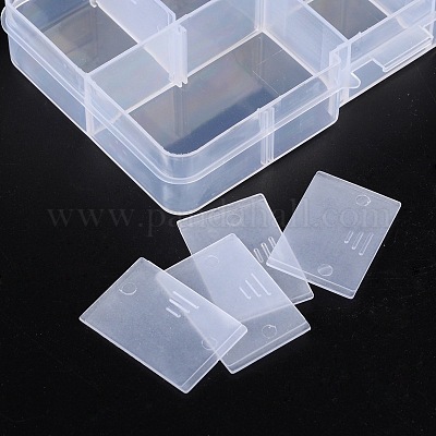 Plastic Jewelry Box Compartment  Plastic Boxes 10 Compartments - 10  Transparent - Aliexpress