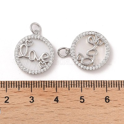 Латунные подвески из ракушки KK-L208-75P-1