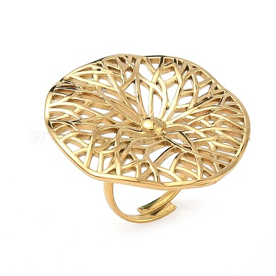 Регулируемые манжетные кольца из нержавеющей стали 304 RJEW-Z121-01G-01-1