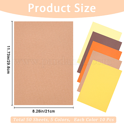 50 лист крафт-бумаги формата А4 DIY-CP0010-85B-01-1