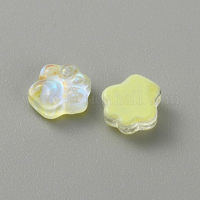 Кабошоны из смолы с принтом кошачьей лапы FIND-CJC0015-21B-1