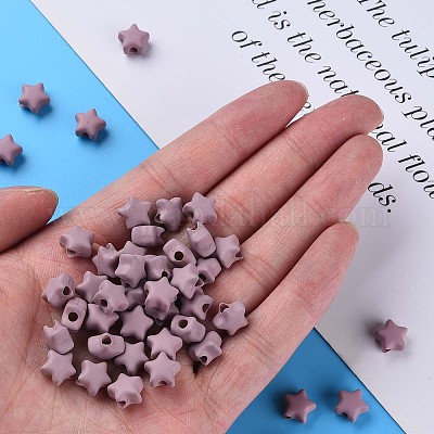 Лакированные бусины из акрила &nbsp;MACR-S373-45-O03-1