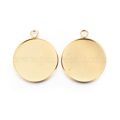 Стойка покрытие нержавеющая сталь 304 подвеска кабошон оправы STAS-F191-14G-H-1