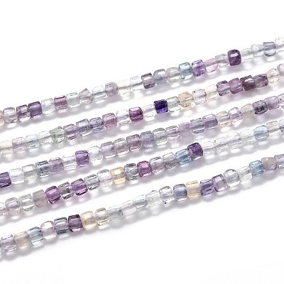 Природного флюорита бисер нитей&nbsp;LS-G-H266-21-1