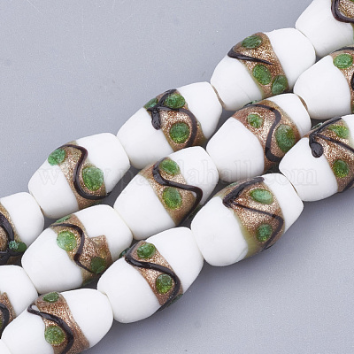 Бусины ручной работы бусины золотого песка LAMP-T006-01J-1