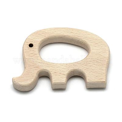 Неокрашенные бука большие подвески WOOD-R263-01-LF-1