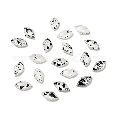 Кабошоны из смолы с точечным узором MRMJ-G015-13-1