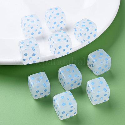 Окрашенные акриловые бусины  MACR-S374-11C-02-1